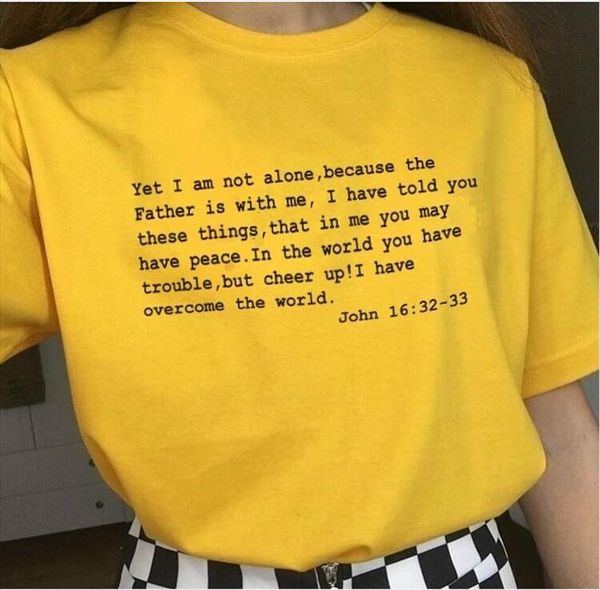 cheer up i have overcome world tshirt women christian jesus bible casual t shirt faith inspire cotton summer drop ship, White
cheer up i have overcome world tshirt women christian jesus bible casual t shirt faith inspire cotton summer drop ship, White