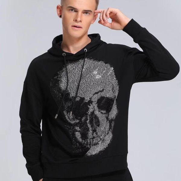 big skull printed batwing sleeve pullover hoodies men 2021 autumn casual streetwear sweatshirt male xfai, Black
big skull printed batwing sleeve pullover hoodies men 2021 autumn casual streetwear sweatshirt male xfai, Black