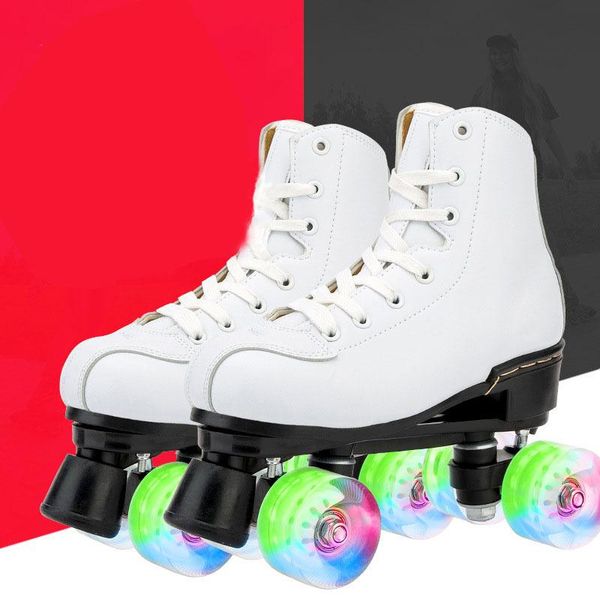 inline & roller skates white double-row four-wheel for boys and children beginners skating rink
inline & roller skates white double-row four-wheel for boys and children beginners skating rink