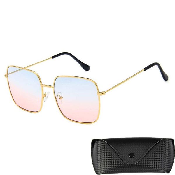 sunglasses 2 sets kawaii for women blue pink brown sun glasses fashion design oversize eyeware men with case, White;black
sunglasses 2 sets kawaii for women blue pink brown sun glasses fashion design oversize eyeware men with case, White;black