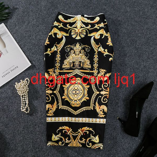 new-coming european women summer print pencil skirt high stretch abstract pattern midi slip hip skirt female, Black
new-coming european women summer print pencil skirt high stretch abstract pattern midi slip hip skirt female, Black