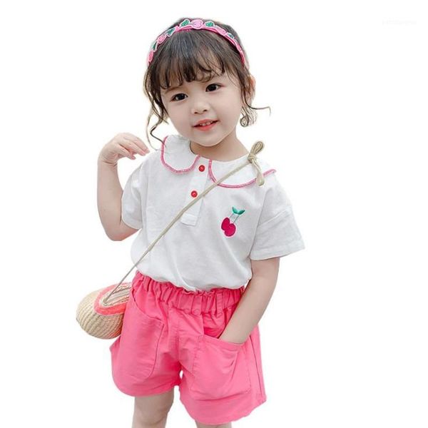 clothing sets dfxd summer girls baby clothes cherry short sleeve t-shirts+shorts pants casual 2pc outfit kids set1, White
clothing sets dfxd summer girls baby clothes cherry short sleeve t-shirts+shorts pants casual 2pc outfit kids set1, White