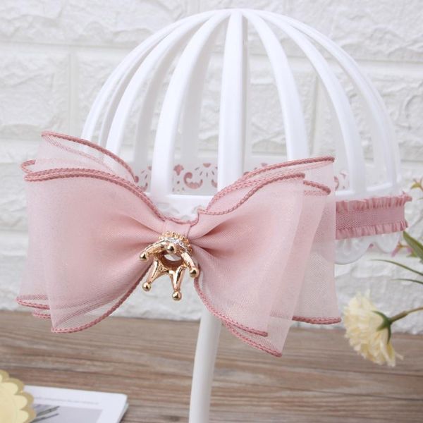 hair accessories baby girls bowknot crown headband lace elastic princess band fashion style children kids, Slivery;white 
hair accessories baby girls bowknot crown headband lace elastic princess band fashion style children kids, Slivery;white