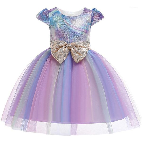 girl's dresses sequins bow kids for girls evening wedding gown rainbow tutu princess dress 2 6 8 10 years children clothing1, Red;yellow
girl's dresses sequins bow kids for girls evening wedding gown rainbow tutu princess dress 2 6 8 10 years children clothing1, Red;yellow