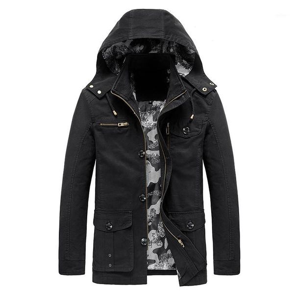 mens jacket quality 100% cotton coat windbreaker jackets army clothes male slim outwear hooded clothing1, Black;brown
mens jacket quality 100% cotton coat windbreaker jackets army clothes male slim outwear hooded clothing1, Black;brown