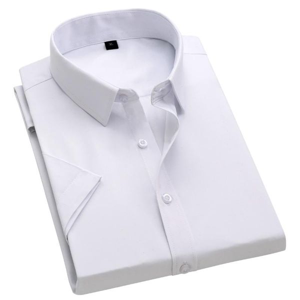 men's dress shirts nice men fashion short sleeve shirt solid color slim social business brand clothing soft and comfortable, White;black
men's dress shirts nice men fashion short sleeve shirt solid color slim social business brand clothing soft and comfortable, White;black