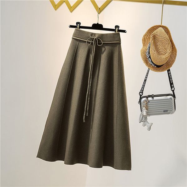 2021 new high women's mesh autumn long loose cashmere elastic lace-up skirt of women y304 9eor, Black
2021 new high women's mesh autumn long loose cashmere elastic lace-up skirt of women y304 9eor, Black