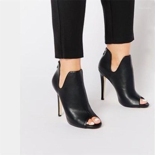 boots design women black open toe high heels shoes spring autumn woman ankle size 35 - 401
boots design women black open toe high heels shoes spring autumn woman ankle size 35 - 401