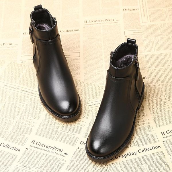 women shoes casual all-match platform heels fashion ankle boots wedges black booties woman chaussures femmes automne hiver-84 
women shoes casual all-match platform heels fashion ankle boots wedges black booties woman chaussures femmes automne hiver-84