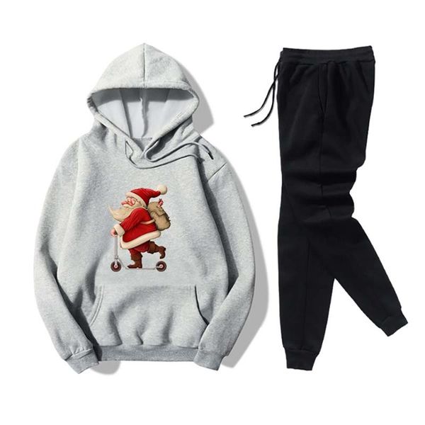 women sweatshirt and sweatpants sets cute christmas printed fashion pocket tracksuit set casual long sleeve pullovers set, Gray
women sweatshirt and sweatpants sets cute christmas printed fashion pocket tracksuit set casual long sleeve pullovers set, Gray