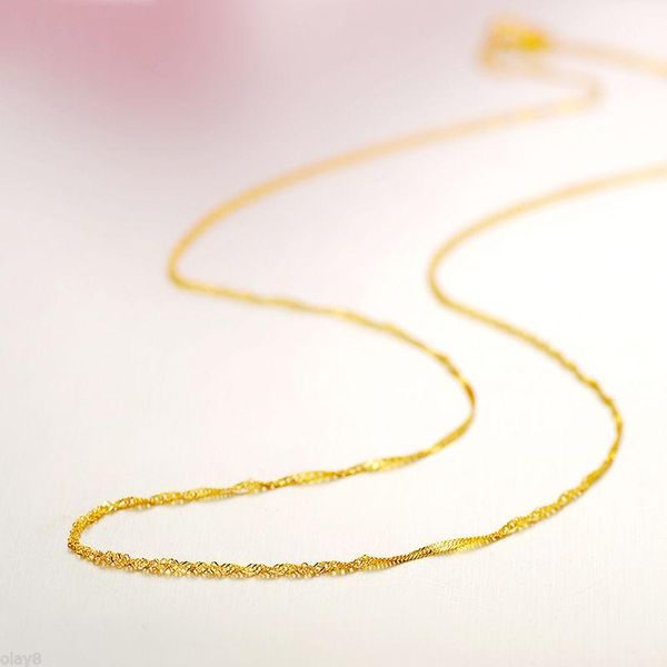 chains fine pure au 750 18kt yellow gold chain women singapore link necklace 18inch 0.8-1g, Silver
chains fine pure au 750 18kt yellow gold chain women singapore link necklace 18inch 0.8-1g, Silver