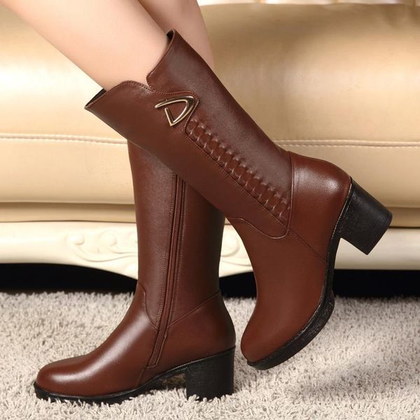 boots 2021 winter wool fur inside warm shoes women luxury genuine leather russia footwear botas, Black
boots 2021 winter wool fur inside warm shoes women luxury genuine leather russia footwear botas, Black