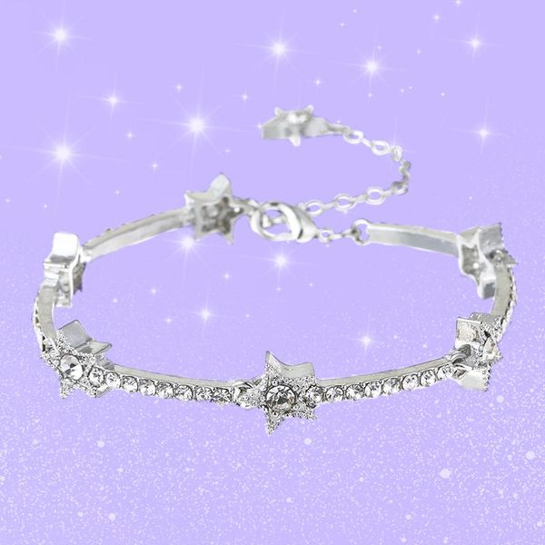 charm bracelets silver plated interstellar link chain bangles for women with shining stars diy jewelry selling, Golden;silver
charm bracelets silver plated interstellar link chain bangles for women with shining stars diy jewelry selling, Golden;silver