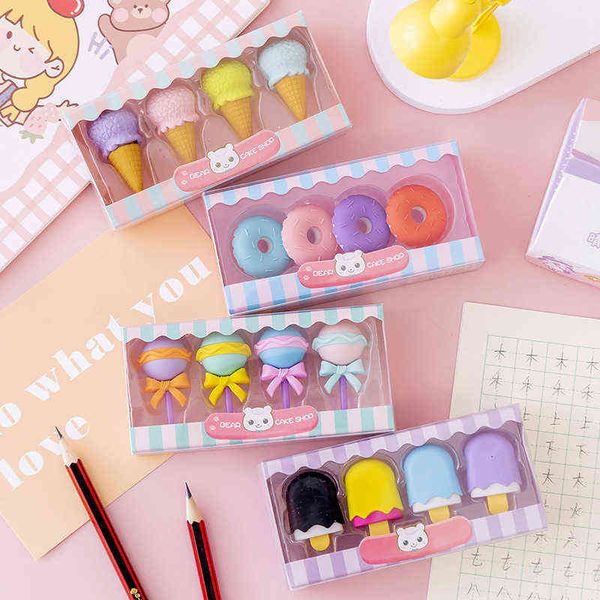 candy color four into the bear window gift box dsert lollipop eraser set student creative stationery eraser
candy color four into the bear window gift box dsert lollipop eraser set student creative stationery eraser
