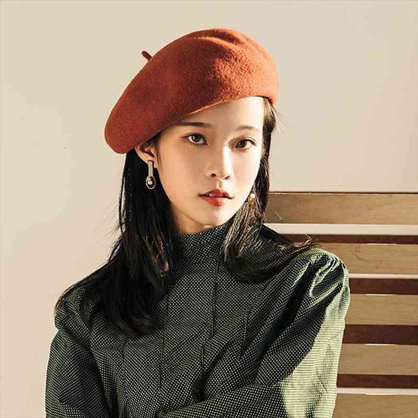 vintage pure wool beret women felt beret british style fashion girls lady solid color slouchy winter hats female, Blue;gray
vintage pure wool beret women felt beret british style fashion girls lady solid color slouchy winter hats female, Blue;gray