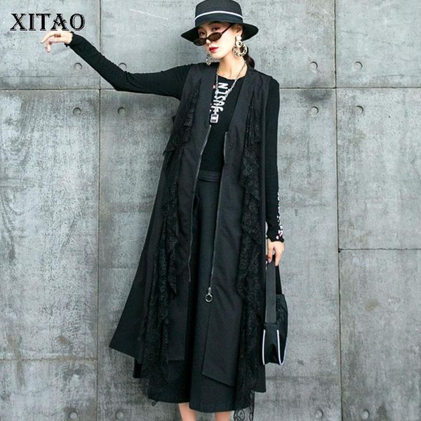 xitao patchwork ruffles zipper vest women 2020 autumn casual fashion new style temperament all match v neck women clothes zp29081, Black;white
xitao patchwork ruffles zipper vest women 2020 autumn casual fashion new style temperament all match v neck women clothes zp29081, Black;white