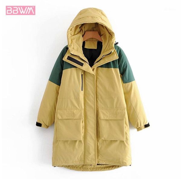 loose plus size thick warm hooded jacket coat cotton women's vintage fashion stitching color windproof zipper chic female 1, Black
loose plus size thick warm hooded jacket coat cotton women's vintage fashion stitching color windproof zipper chic female 1, Black