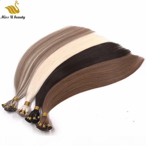 dark brown blonde platinum color hair extensions hand made hair bundles hand tied weft remy human hair cuticle aligned 12-26inch, Black
dark brown blonde platinum color hair extensions hand made hair bundles hand tied weft remy human hair cuticle aligned 12-26inch, Black