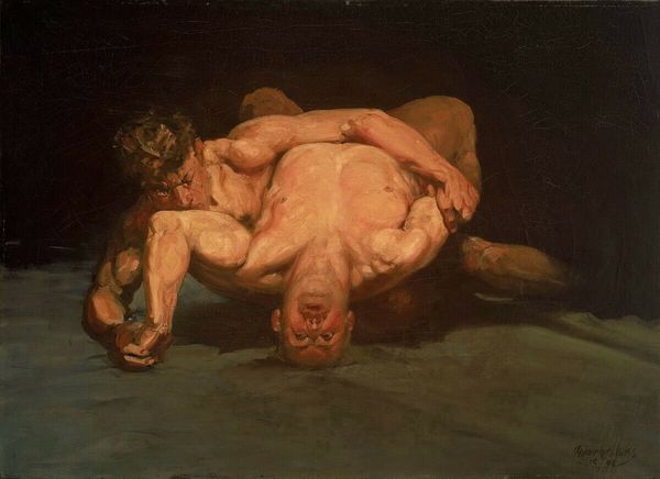 george luks luks wrestlers giclee home decor handpainted &hd print oil painting on canvas wall art canvas pictures , f2101027
george luks luks wrestlers giclee home decor handpainted &hd print oil painting on canvas wall art canvas pictures , f2101027