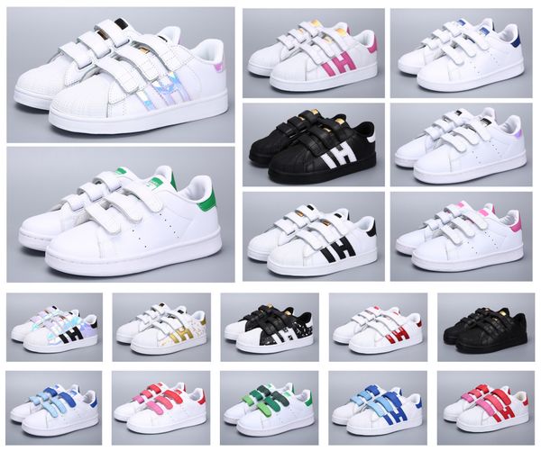 classic youth stan smith superstar kids girls child boys baby children shoes casual sport size 24-35, Black
classic youth stan smith superstar kids girls child boys baby children shoes casual sport size 24-35, Black