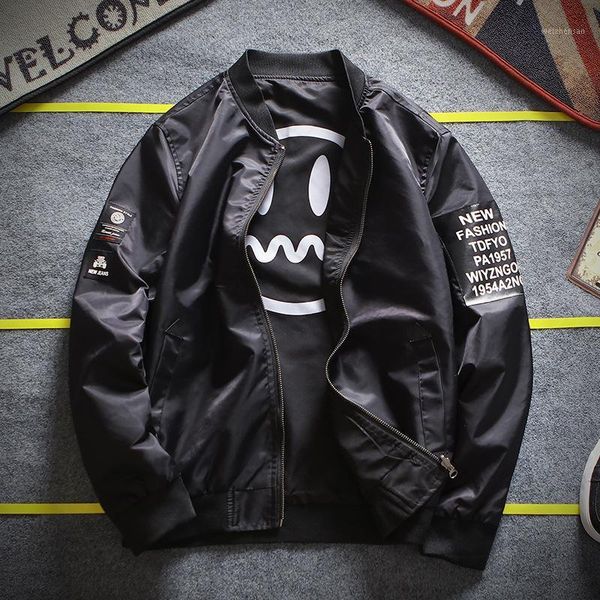 explosion flight jacket 2020 autumn men's slim baseball uniform korean students wear casual jackets on both sides1, Black;brown
explosion flight jacket 2020 autumn men's slim baseball uniform korean students wear casual jackets on both sides1, Black;brown