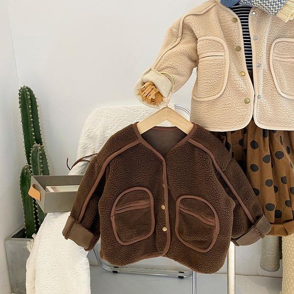 2020 korea style girls boys fleece thicken coat winter cotton full sleeve kids jacket 1-6 years, Blue;gray
2020 korea style girls boys fleece thicken coat winter cotton full sleeve kids jacket 1-6 years, Blue;gray