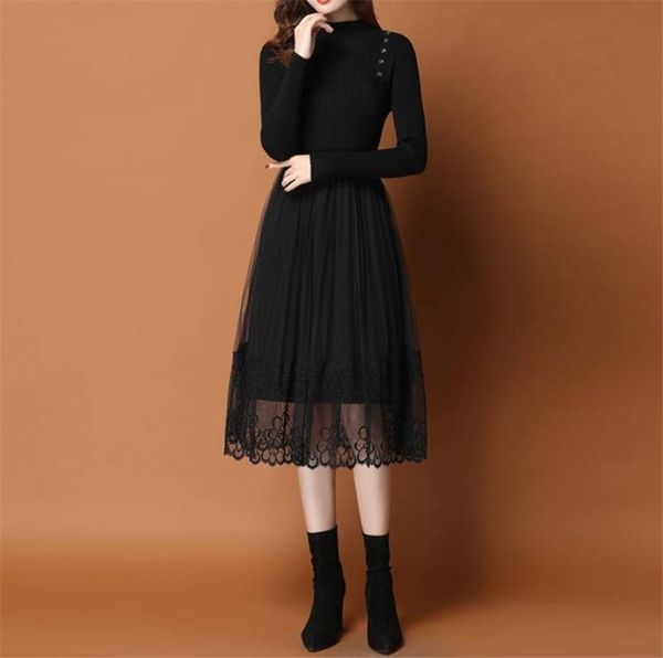 women dress spring autumn winter o-neck long sleeve a-line casual knitted dress simple elegant midi dress plus size vestidos 35 201125, Black;gray
women dress spring autumn winter o-neck long sleeve a-line casual knitted dress simple elegant midi dress plus size vestidos 35 201125, Black;gray