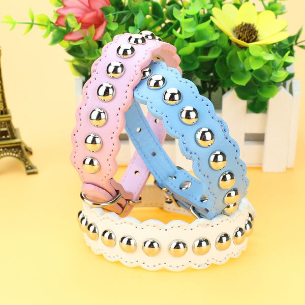 rivet collares for dogs and cats mushroom nail necklace pet supplies loss prevention dog collar candy color wave style 3 8dg d2
rivet collares for dogs and cats mushroom nail necklace pet supplies loss prevention dog collar candy color wave style 3 8dg d2