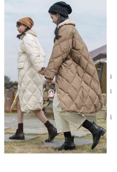 women's wool & blends winter women fur collar oversize rhombus pattern long parkas pocket female warm cotton overcoat single breasted o, Black
women's wool & blends winter women fur collar oversize rhombus pattern long parkas pocket female warm cotton overcoat single breasted o, Black