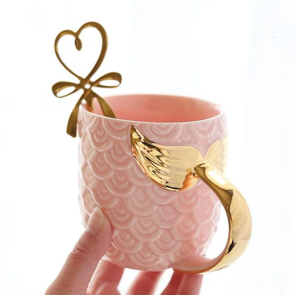 new creative gold mermaid coffee mug ceramic morning milk cup travel cup christms gift for girlfriend tableware home decor
new creative gold mermaid coffee mug ceramic morning milk cup travel cup christms gift for girlfriend tableware home decor
