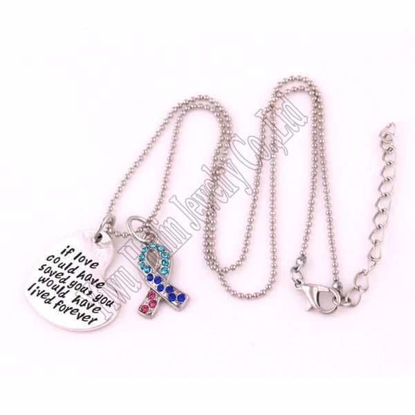 pendant necklaces styles if love could have saved you,you would lived forever heart charm and crystal ribbon pet memorial necklace, Silver
pendant necklaces styles if love could have saved you,you would lived forever heart charm and crystal ribbon pet memorial necklace, Silver