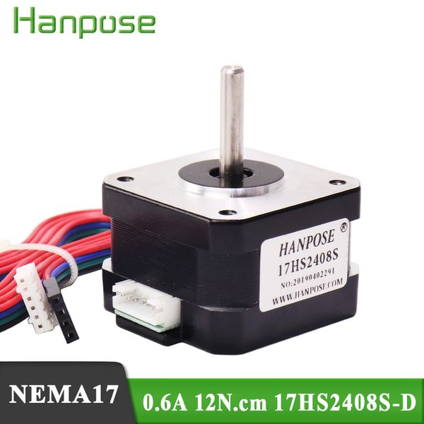 42x28mm 0.6a 12n.cm nema17 stepper motor 42bygh 17hs2408s motor for cnc xyz 3d printer motor
42x28mm 0.6a 12n.cm nema17 stepper motor 42bygh 17hs2408s motor for cnc xyz 3d printer motor