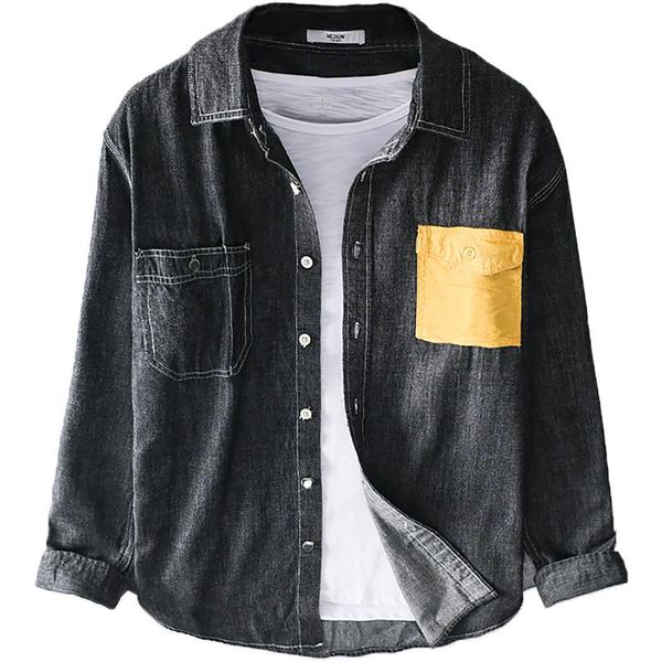 2020 suehaiwe's italy brand cotton shirts men denim blue shirt for men long-sleeved spring shirt mens fashion casual shirts male, White;black
2020 suehaiwe's italy brand cotton shirts men denim blue shirt for men long-sleeved spring shirt mens fashion casual shirts male, White;black