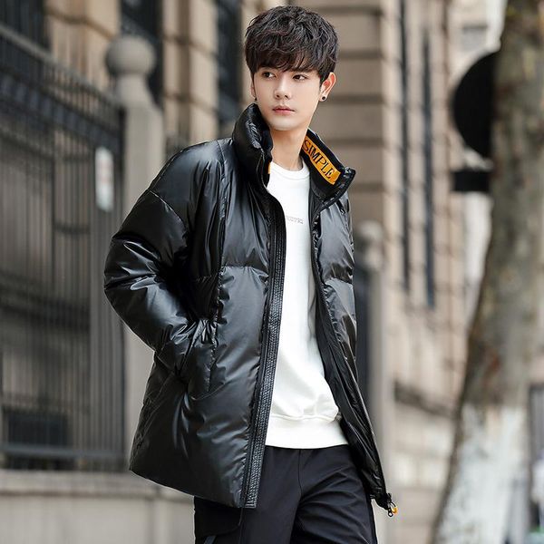 men's down & parkas jacket loose fit mid long warm coat 2021 winter thick, Black
men's down & parkas jacket loose fit mid long warm coat 2021 winter thick, Black