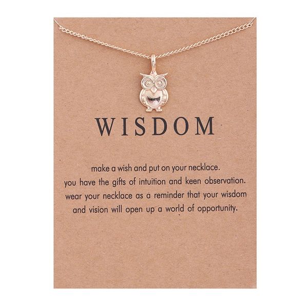 fashion animal card gold-color wisdom owl alloy clavicle necklaces pendant chocker necklace friends gift for women, Silver
fashion animal card gold-color wisdom owl alloy clavicle necklaces pendant chocker necklace friends gift for women, Silver