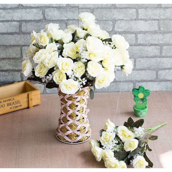 12 heads pink blossom rose flower vivid mini silk artificial flowers bouquet decoration for wedding home life f wmtycd
12 heads pink blossom rose flower vivid mini silk artificial flowers bouquet decoration for wedding home life f wmtycd