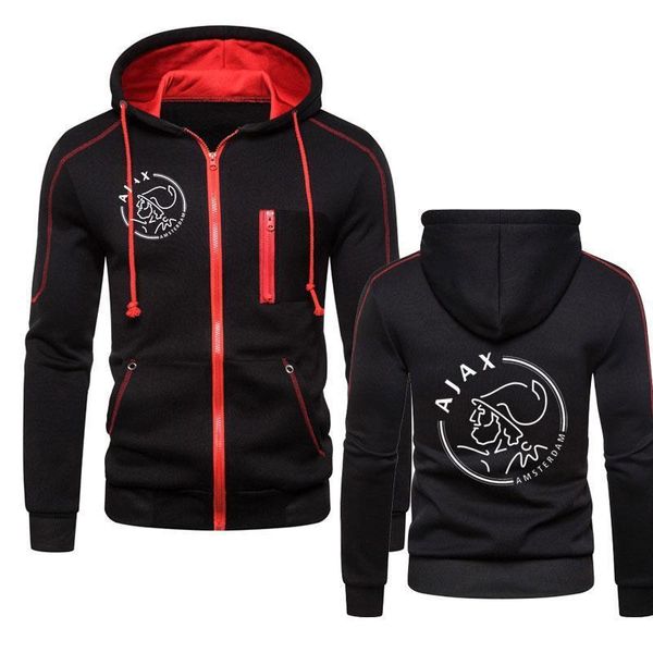 new ajax men sports casual hoodies fall sweatshirts hoodies jacket fashion long-sleeved zipper hoody tracksuit fleece cardiga, Black
new ajax men sports casual hoodies fall sweatshirts hoodies jacket fashion long-sleeved zipper hoody tracksuit fleece cardiga, Black