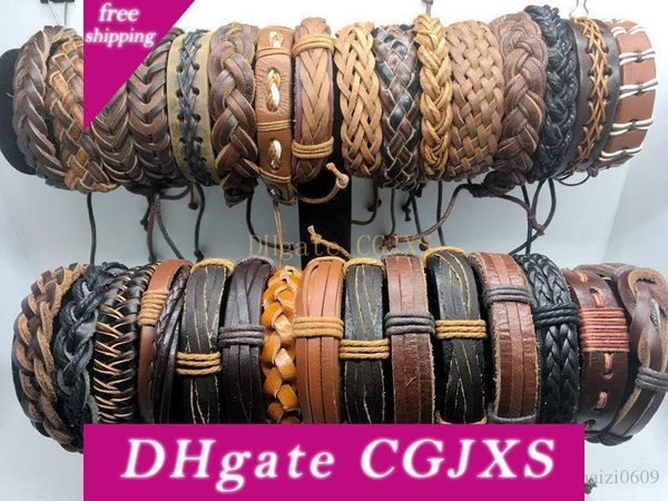 fashion wholesale mens 50pcs lots womens mix style vintage leather cuff wristband jewelry gift bracelet
fashion wholesale mens 50pcs lots womens mix style vintage leather cuff wristband jewelry gift bracelet