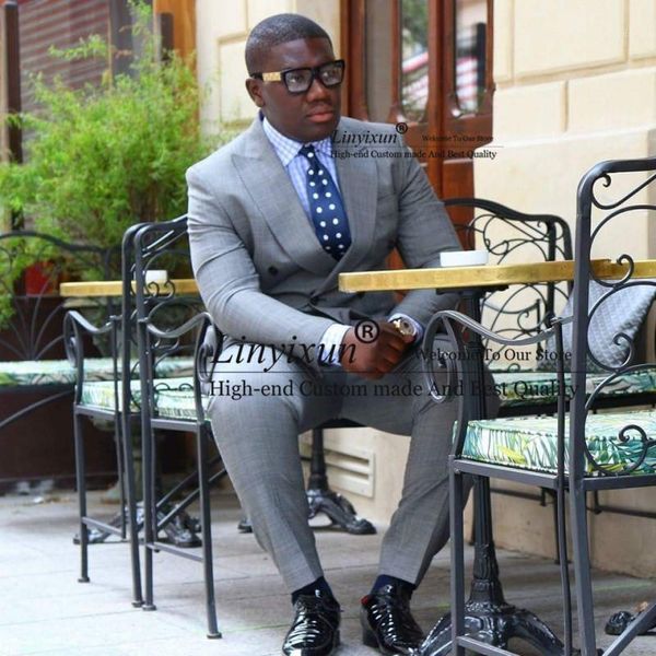latest coat pant designs grey double breasted men suit 2020 custom tuxedos wedding groom suits for men slim fit jacket + pant1, White;black
latest coat pant designs grey double breasted men suit 2020 custom tuxedos wedding groom suits for men slim fit jacket + pant1, White;black