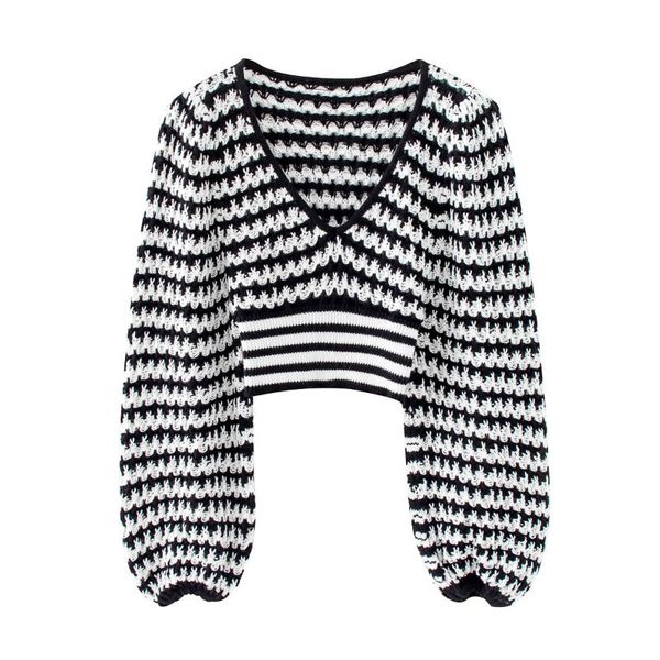 2021 european and american style spring women's new style wholesale lantern sleeve short knit top, White;black
2021 european and american style spring women's new style wholesale lantern sleeve short knit top, White;black