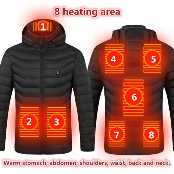 no battery winter 8 area heated jackets warm puffer filled coat usb electrical smart outdoors cloth1, Black
no battery winter 8 area heated jackets warm puffer filled coat usb electrical smart outdoors cloth1, Black