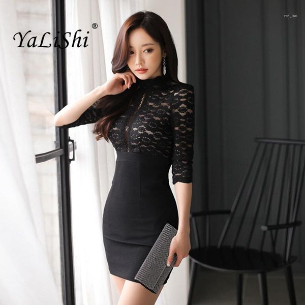 2020 summer women dress black patchwork lace sundress 3/4 sleeve party dresses bandage bodycon package hip dress vestidos1, Black;gray
2020 summer women dress black patchwork lace sundress 3/4 sleeve party dresses bandage bodycon package hip dress vestidos1, Black;gray