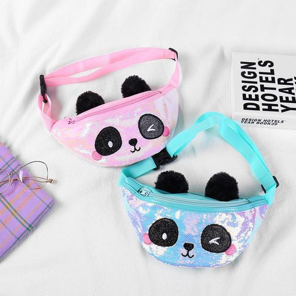 waist bags 2021 cute panda women bag girls sequins fanny pack leather belt fashion travel phone chest christmas gift1
waist bags 2021 cute panda women bag girls sequins fanny pack leather belt fashion travel phone chest christmas gift1