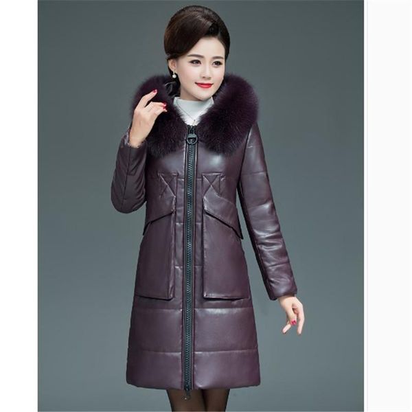 women's leather & faux jacket large size 4xl fake hooded outwear female elegant zipper pu coat mother clothing ds50966, Black
women's leather & faux jacket large size 4xl fake hooded outwear female elegant zipper pu coat mother clothing ds50966, Black