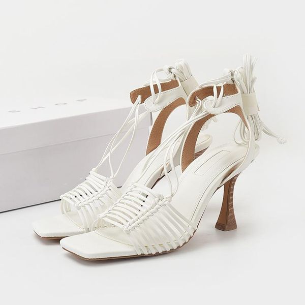 sandals 2021 women pumps summer female sandal braided belt combination stiletto heel temperament lace-up tacones mujer, Black
sandals 2021 women pumps summer female sandal braided belt combination stiletto heel temperament lace-up tacones mujer, Black