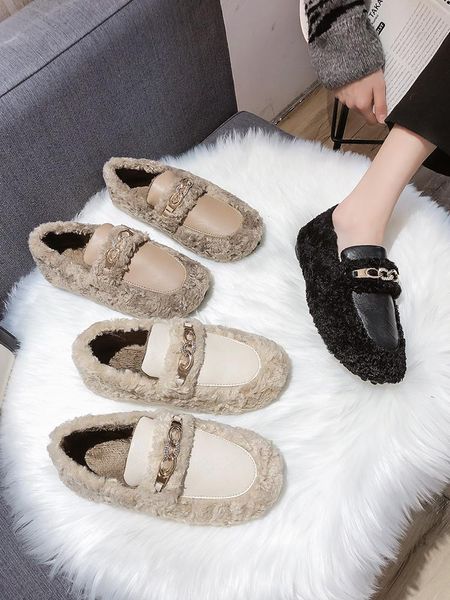 moccasin shoes loafers fur shallow mouth all-match casual female sneakers dress flats women round toe soft autumn moccasins, Black
moccasin shoes loafers fur shallow mouth all-match casual female sneakers dress flats women round toe soft autumn moccasins, Black