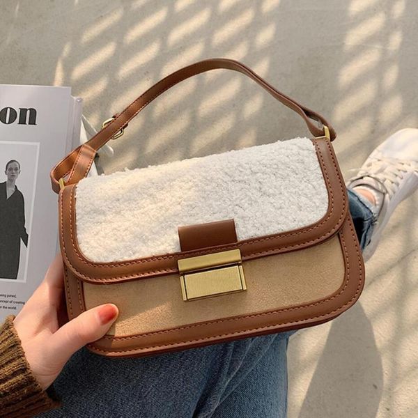 shoulder bags plush square crossbody bag 2021 winter high-quality matte pu leather women's designer handbag lock messenger
shoulder bags plush square crossbody bag 2021 winter high-quality matte pu leather women's designer handbag lock messenger