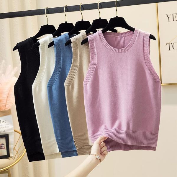 2021 spring and autumn women's loose sweater vest pink office lady knitted vest waistcoat short coat pull sans manches femme top, Black;white
2021 spring and autumn women's loose sweater vest pink office lady knitted vest waistcoat short coat pull sans manches femme top, Black;white