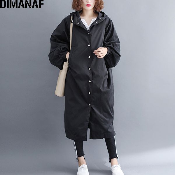 dimanaf plus size women jacket long coat big sizes autumn outerwear cardigan female clothes loose oversize overcoat solid hooded 201029, Black;brown
dimanaf plus size women jacket long coat big sizes autumn outerwear cardigan female clothes loose oversize overcoat solid hooded 201029, Black;brown