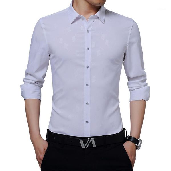 2020 new fashion men shirts polyester and microfiber long sleeve slim fit casual turn down collar business social shirt for male1, White;black
2020 new fashion men shirts polyester and microfiber long sleeve slim fit casual turn down collar business social shirt for male1, White;black
